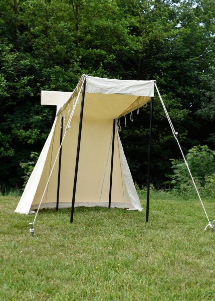 Mittelalterliches Zelt für Kinder, 2 x 2 m, 340 gsm, naturfarben