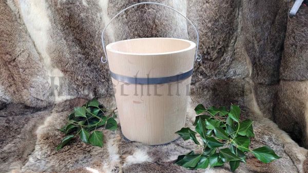 Eimer, 10 Liter aus Holz 26,5 cm Durchmesser
