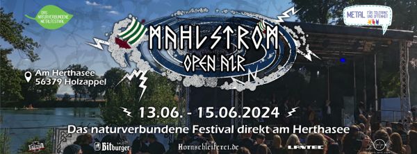 E-Ticket 3 Tages Camping Ticket ZELTWIESE Mahlstrom Open Air 13-16.06.2024