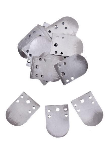 Stahlschuppen für Lamellenrüstung, 25 mm x 35 mm, mit Mittelrippe (25 Stück)